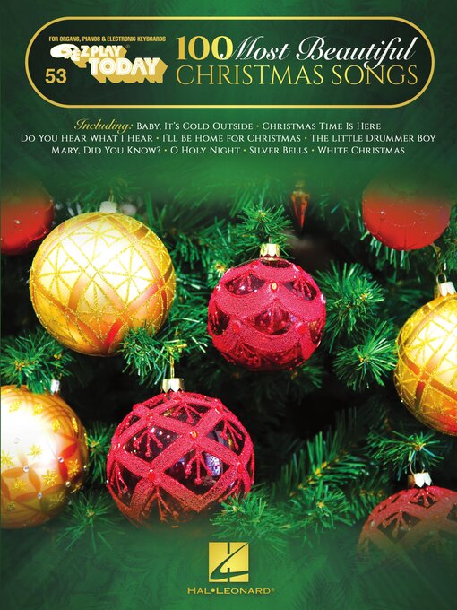 Title details for 100 Most Beautiful Christmas Songs by Hal Leonard Corp. - Available